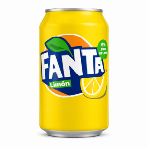 Fanta Limón lata 33 cl. 24 UDS