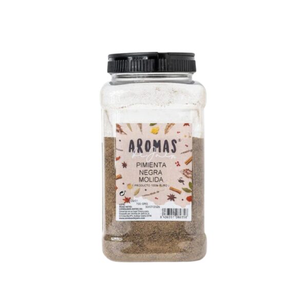 Pimienta molida negra Aromas de Jaén 700 g.