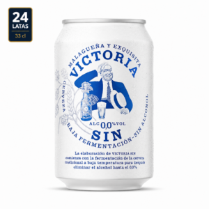 Cerveza Victoria 0,0 sin gluten 33cl.24uds.