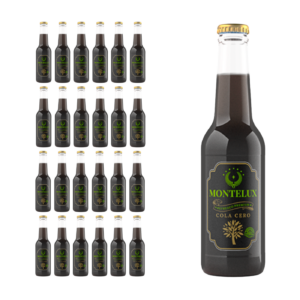 Montelux refresco premium cola cero 20cl.24uds.