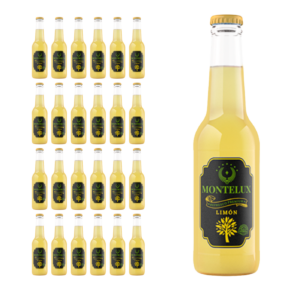 Montelux refresco premium limón 20cl.24uds.