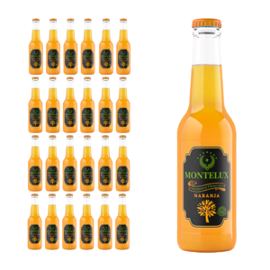 Montelux refresco premium naranja 20cl.24uds.