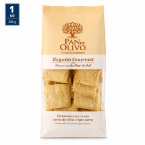 Regañá Gourmet con Escamas de Flor de Sal Pan de Olivo 200 g