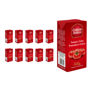Tomate frito CAPRICHO ANDALUZ Brik 500gr.10uds.
