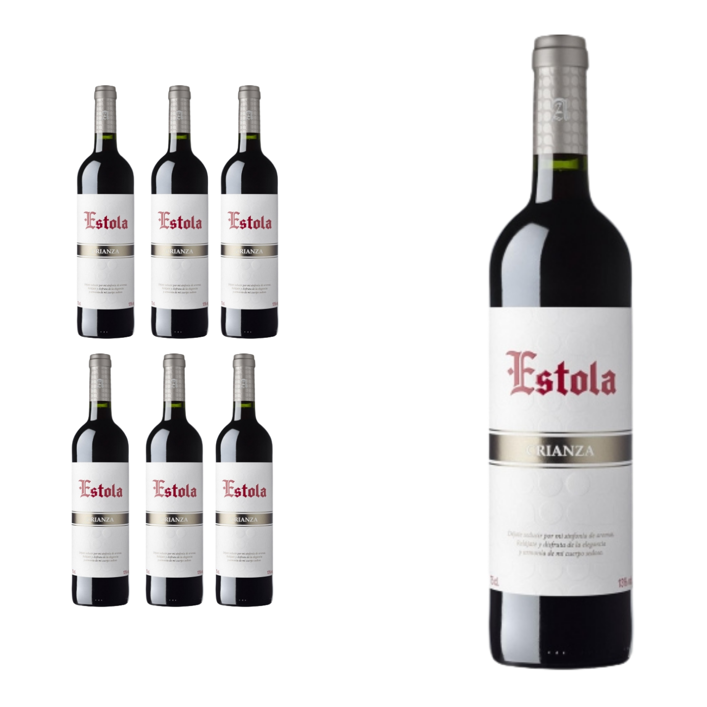 Estola Crianza tinto 75cl.6uds.