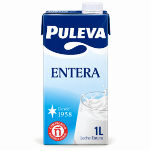 Leche Puleva Entera brick 1 L • 6 uds